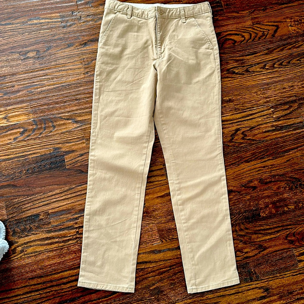 Gap Boys Size 14 Khakhi Pants Straight cut never worn